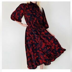 Nannette Lapore High-Low Floral Dress. Size 12
